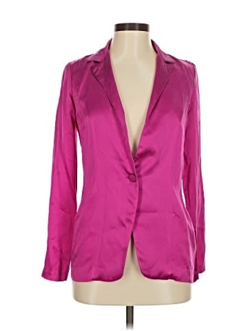 Amanda Uprichard Long Sleeve Silk Top (view 1)