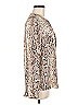 Daniel Rainn 100% Polyester Animal Print Ivory Long Sleeve Blouse Size M - photo 4