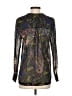 Dolan 100% Polyester Paisley Black Long Sleeve Blouse Size S - photo 2