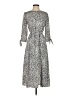 Hayden 100% Polyester Animal Print Gray Casual Dress Size S - photo 1