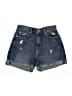 Aero 100% Cotton Blue Denim Shorts Size 4 - photo 1
