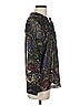 Dolan 100% Polyester Paisley Black Long Sleeve Blouse Size S - photo 4