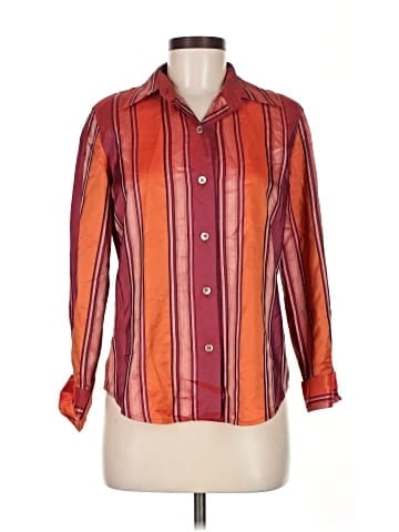 Linda Allard Ellen Tracy Long Sleeve Button-Down Shirt (view 1)