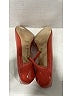 Prada 100% Patent Leather Color Block Red Orange Sandals Size EU 36 - photo 5