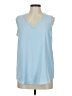HARHAY Blue Sleeveless Blouse Size M - photo 1