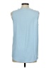 HARHAY Blue Sleeveless Blouse Size M - photo 2