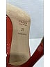 Prada 100% Patent Leather Color Block Red Orange Sandals Size EU 36 - photo 4