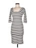 red clover Stripes White Casual Dress Size M - photo 1