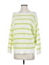 Amour Vert Stripes White Pullover Sweater Size XS - photo 1