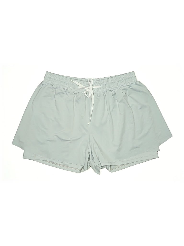 Pre-owned Real Essentials Athletic Shorts In Green