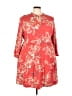 Torrid 100% Rayon Red Casual Dress Size 4X Plus (4) - photo 1