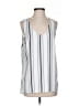 14th & Union 100% Polyester Silver Sleeveless Blouse Size S - photo 1