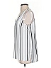 14th & Union 100% Polyester Silver Sleeveless Blouse Size S - photo 5