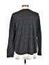 Ann Taylor LOFT Gray Long Sleeve Top Size L - photo 2