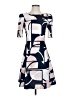DKNY Graphic Blue Casual Dress Size XXS - photo 1