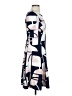 DKNY Graphic Blue Casual Dress Size XXS - photo 4