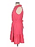 DKNY 100% Polyester Solid Pink Casual Dress Size 10 - photo 5