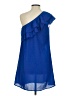 Unbranded 100% Polyester Blue Cocktail Dress Size S - photo 2