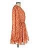 Finders Keepers 100% Polyester Paisley Orange Cocktail Dress Size 6 - photo 4