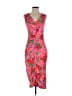Brøgger 100% Viscose Tropical Pink Cocktail Dress Size XS - photo 1