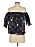 Milly 100% Silk Black Blouse Size S - photo 2