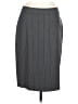 Lands' End Stripes Gray Formal Skirt Size 10 - photo 1