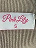 Pink Lily Tan Cardigan Size S - photo 7