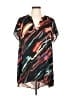 Torrid 100% Polyester Black Short Sleeve Blouse Size Lg Plus (0) - photo 1