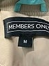 Members Only Color Block Teal Jacket Size M - photo 6