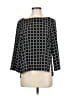 dalia 100% Polyester Black 3/4 Sleeve Blouse Size M - photo 1
