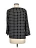 dalia 100% Polyester Black 3/4 Sleeve Blouse Size M - photo 2