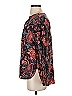 Ann Taylor LOFT Paisley Black Long Sleeve Blouse Size S - photo 5