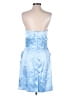 David's Bridal 100% Polyester Blue Cocktail Dress Size 12 - photo 2