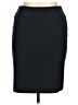 Tahari Solid Black Formal Skirt Size 14 - photo 1
