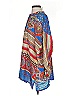 Johnny Was 100% Silk Blue Red Kimono Size S - photo 5