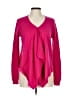 Neiman Marcus Solid Pink Cardigan Size L - photo 1