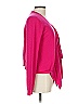 Neiman Marcus Solid Pink Cardigan Size L - photo 4