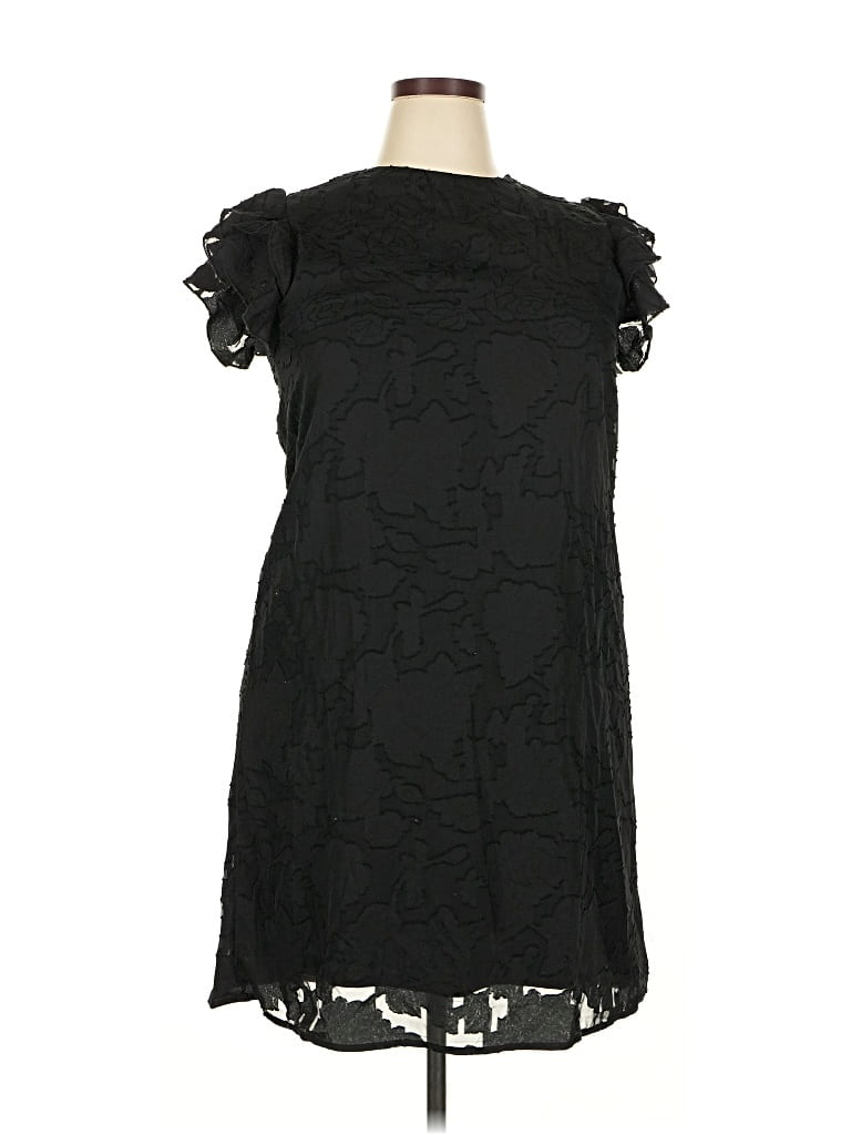 Pre-owned Zanzea Collection Cocktail Dress In Black