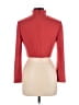 Cinq à Sept Red Orange Long Sleeve Top Size 10 - photo 2
