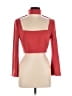 Cinq à Sept Red Orange Long Sleeve Top Size 10 - photo 1