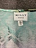 Milly Minis 100% Modal Tie-dye Green Dress Size 12 - photo 3
