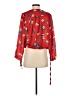 Collective Concepts 100% Polyester Red 3/4 Sleeve Blouse Size S - photo 2