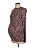 LED Luxe Essentials Denim Brown Long Sleeve T-Shirt Size XS - photo 1