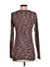 LED Luxe Essentials Denim Brown Long Sleeve T-Shirt Size XS - photo 2