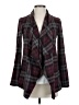 BB Dakota Plaid Burgundy Blazer Size XS - photo 1