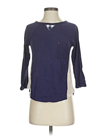 Little Yellow Button 3/4 Sleeve T-Shirt (view 1)