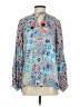 Feathers 100% Modal Blue 3/4 Sleeve Blouse Size XS - photo 1