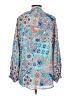 Feathers 100% Modal Blue 3/4 Sleeve Blouse Size XS - photo 2