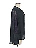 Elie Tahari 100% Silk Black Long Sleeve Silk Top Size M - photo 4