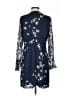 Q&A 100% Polyester Blue Casual Dress Size S - photo 2